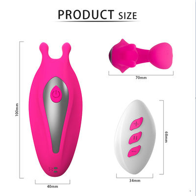 9 massaggiatore a forma di U del punto G di tipo C del vibratore 18.7cm delle coppie di frequenza