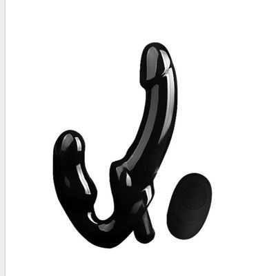 10 telecomando lesbico della radio di Dong 24.5cm del doppio del silicone di velocità
