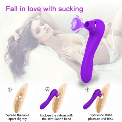 Vibratori adulti lavabili del sesso che passano rapidamente le velocità del giocattolo 10 della lingua 190mm