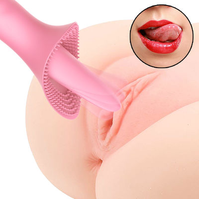 Doppia stimolazione 5.9inch Honey Sex Toys Sucker Tongue 10 frequenze