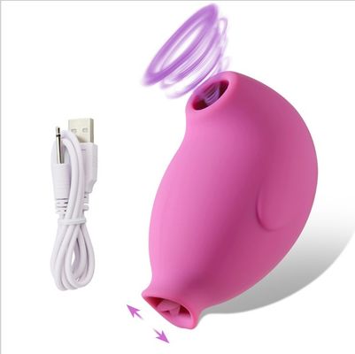 Sesso elettrico Toy Sucking Vibrator For Women della lingua di modo di vibrazione di ROHS 10