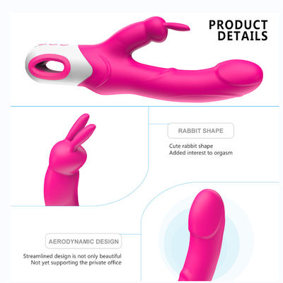 Lo SGS amichevole del punto G di Honey Sex Toys Rabbit Vibrator del dildo del silicone della pelle ha approvato