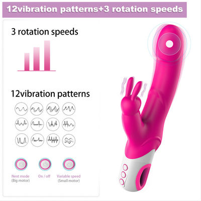 Lo SGS amichevole del punto G di Honey Sex Toys Rabbit Vibrator del dildo del silicone della pelle ha approvato