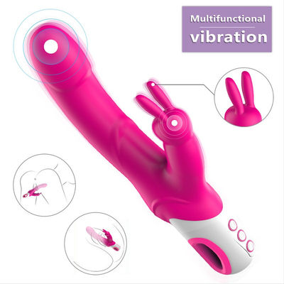 Lo SGS amichevole del punto G di Honey Sex Toys Rabbit Vibrator del dildo del silicone della pelle ha approvato