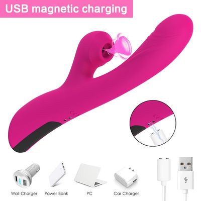 10 progettazione silenziosa di succhiamento elettrica del massaggiatore 23.7cm del dildo di Multifunctions di velocità