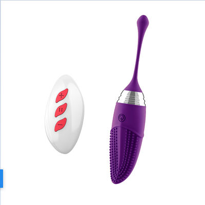Frequenza telecomandata 100mm IPX7 del vibratore 10 dell'uovo del silicone impermeabile