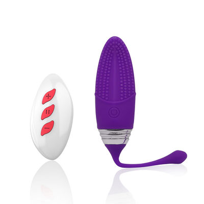 Frequenza telecomandata 100mm IPX7 del vibratore 10 dell'uovo del silicone impermeabile