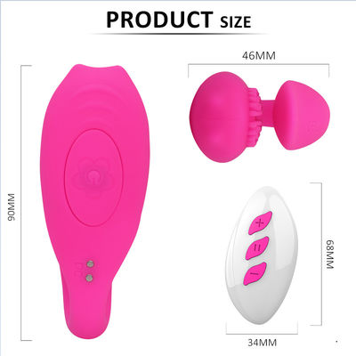Stimolatore a forma di U del clitoride del vibratore del sesso del punto G senza fili erotico del giocattolo