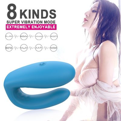 Un tipo ODM telecomandato di 2 motori U della radio dell'ABS di Toy Silicone del sesso del vibratore