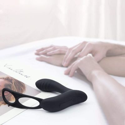 3 in una radio maschio 400mah telecomandato di Ring Vibrator Personalised Butt Plug