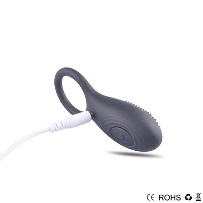 Frequenza 50DB di Ring Vibrator 13 del pene dei giocattoli del sesso degli uomini degli adulti del silicone a basso rumore