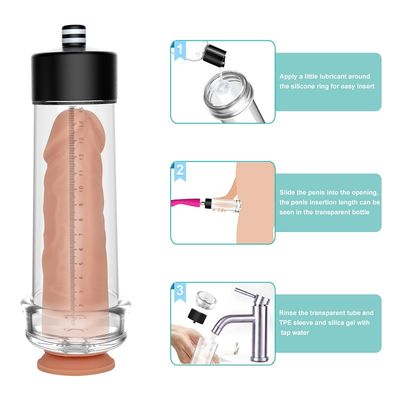 Elettrico ingrandica il sesso degli uomini del pene gioca l'esposizione LCD USB 15cm ricaricabile