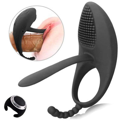stimolazione anale Dick Penis Ring Sex Toy di 8.5cm per le coppie degli uomini