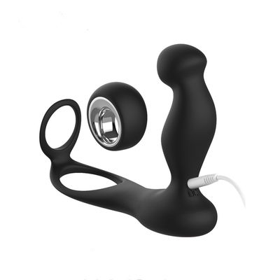 7 anello anale doppio del gallo di spina di Ring Wireless Contol 135mm del pene del silicone di velocità