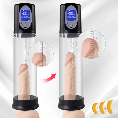 il sesso degli uomini automatici di 29cm gioca la pompa LCD ROHS dell'ingrandimento dei penny dell'esposizione certificata