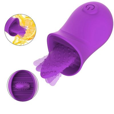 Lingua di velocità di Rohs 10 del CE che lecca il pollone orale del vibratore per le coppie