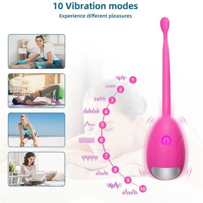 La radio IPX7 telecomandato del vibratore dell'uovo della pallottola del silicone dell'OEM impermeabilizza