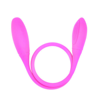 I giocattoli telecomandati senza fili del sesso di LGBT si raddoppiano dildo concluso 60mm