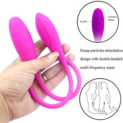 I giocattoli telecomandati senza fili del sesso di LGBT si raddoppiano dildo concluso 60mm