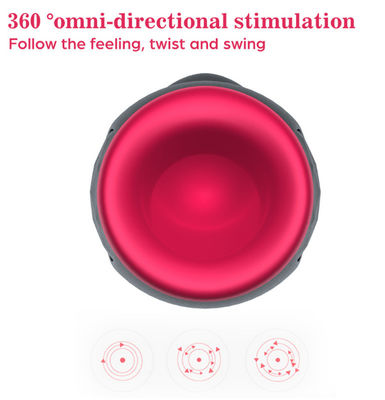 Il riscaldamento succhiando la masturbazione maschio realistica gioca la ricarica di 22cm USB