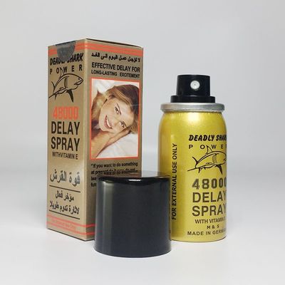 Spruzzo micidiale di erbe 40ml di ritardo dello squalo 48000 potente con la vitamina E